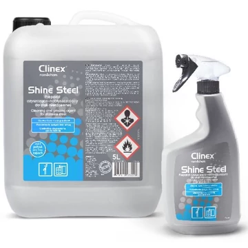 CLINEX Shine Steel rozsdamentes fémfelület tisztító és ápolószer