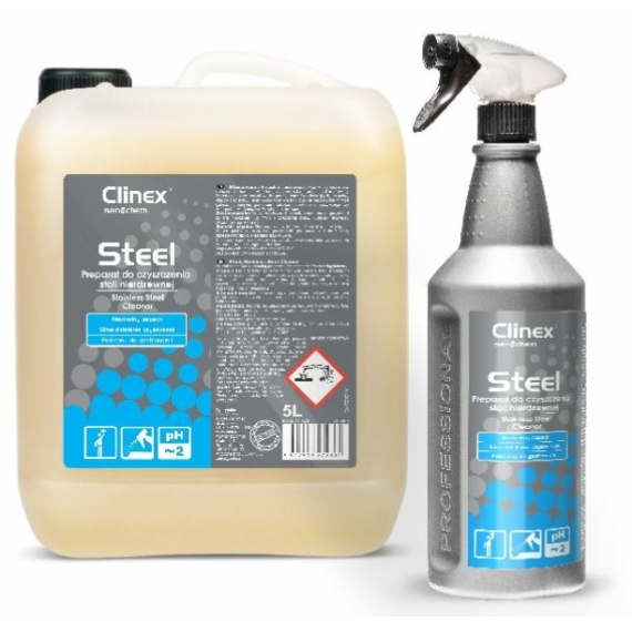 CLINEX Steel rozsdamentes fémfelület tisztítószer 