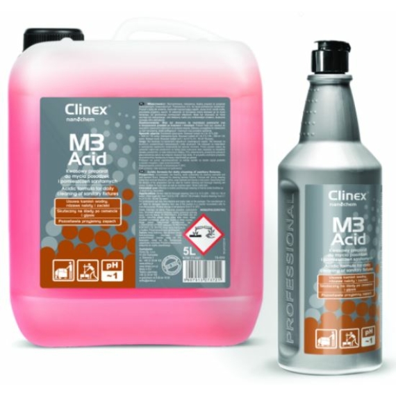 CLINEX M3 ACID padló és szaniter kézi/gépi tisztítószer