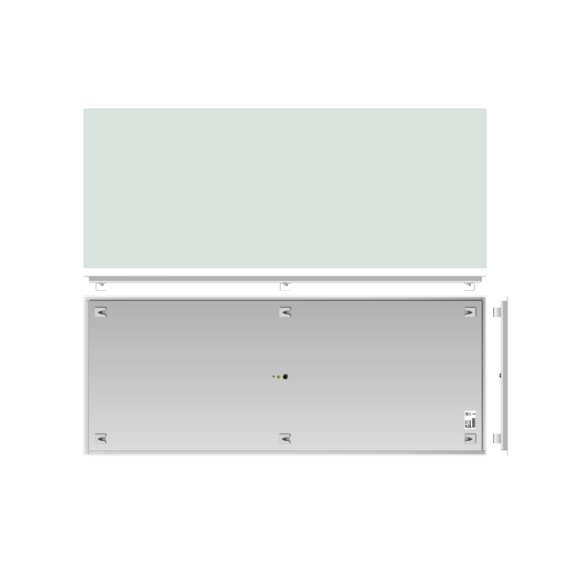 First Heating Systems Basic Elegant Black Matt - keret nélküli infrapanel - 60x150cm