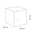 Kép 2/2 - Hoshizaki IM-100WNE-HC jéggép, 80 kg jég/nap, 50 kg-os beépített jégtárolóval, L Cube (standard kocka jég) vízhűtéses